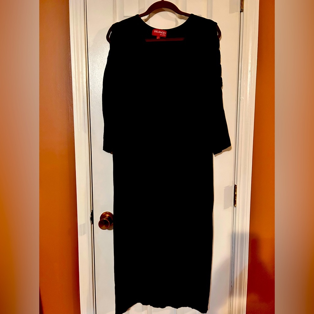 Delaney studio black sweater dress
